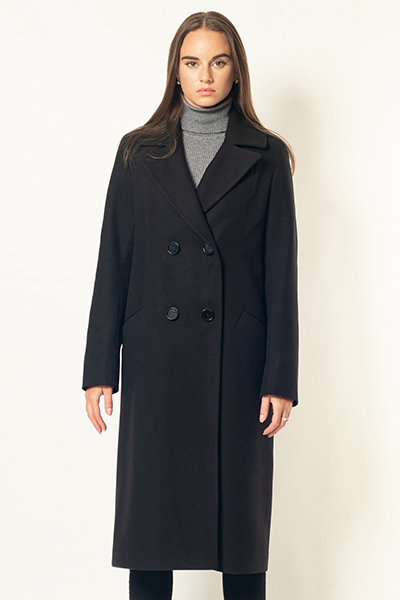 Пальто-халат-№ 348 dublin чёрный