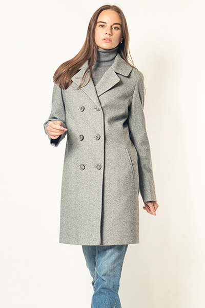Пальто-пиджак-№ 350 mellon серый