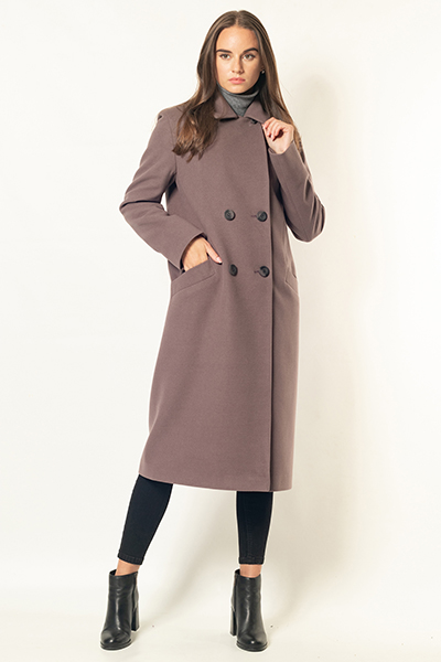 Пальто-халат-№ 348 dublin серо-фиолетовый-2
