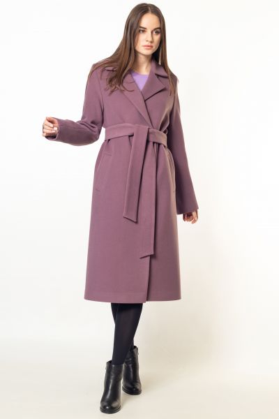 Пальто-халат-345 фиолетовый-1