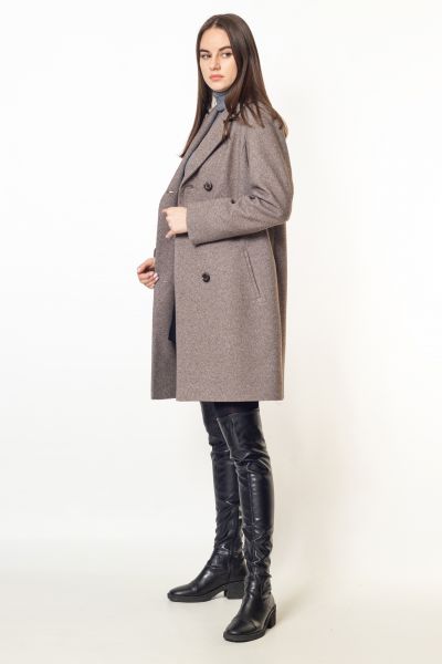 Пальто-пиджак-350 коричневый-4
