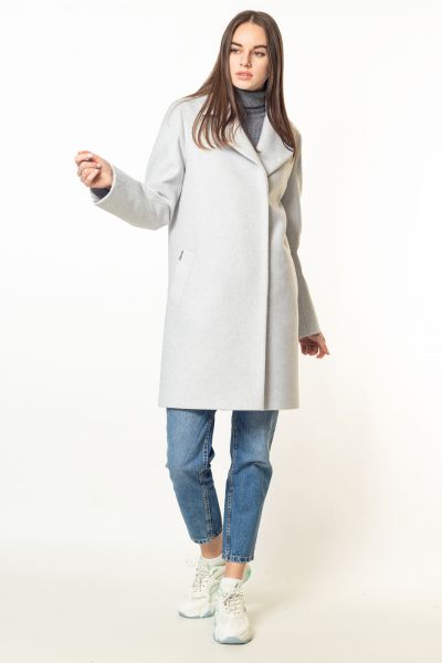 Пальто-пиджак-351 светло-серый-4