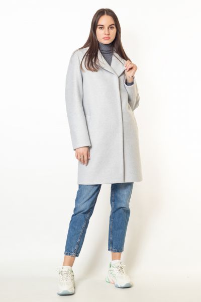 Пальто-пиджак-351 светло-серый-4