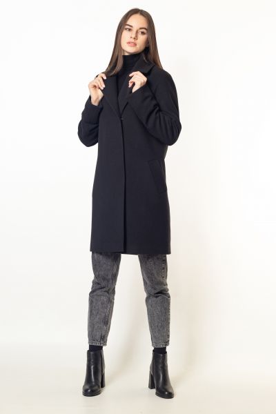 Пальто-пиджак-351 чёрный-2