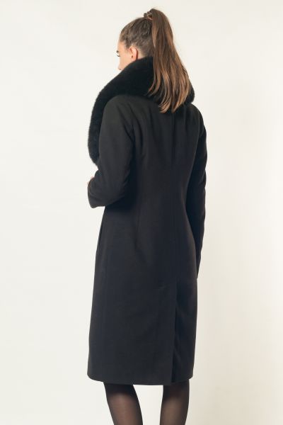 Пальто приталенное-347z dublin чёрный-3